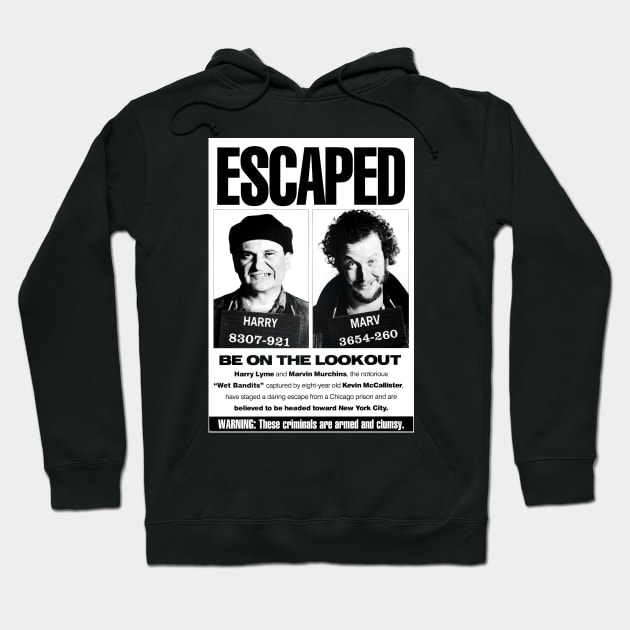 Wet Bandits Wanted Poster Hoodie by Scum & Villainy